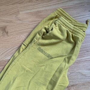 Pangaia dusty mustard sweatpants Large